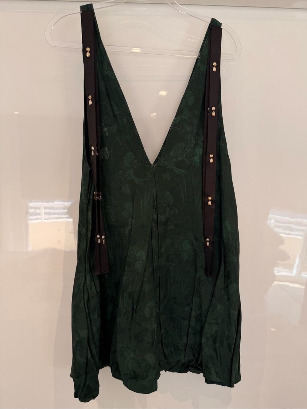Agua by Agua Bendita Emerald Green Jacket